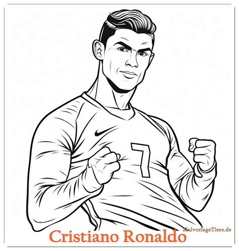 ausmalbilder fußball cristiano ronaldo